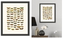 Melissa Van Hise Butterfly Charts I Framed Giclee Wall Art - 15" x 18" x 2"